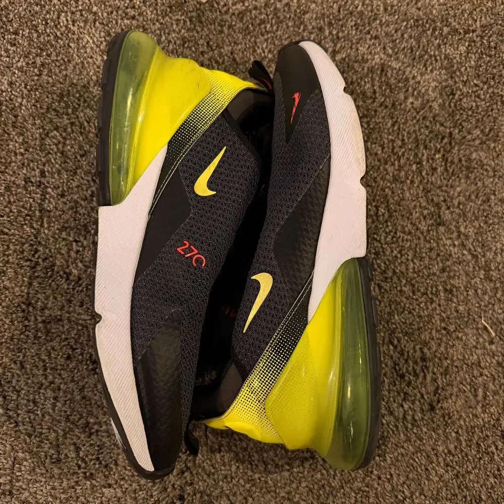 NIKE Men's Air Max 270 Neon Collection Shoes Size 10.5